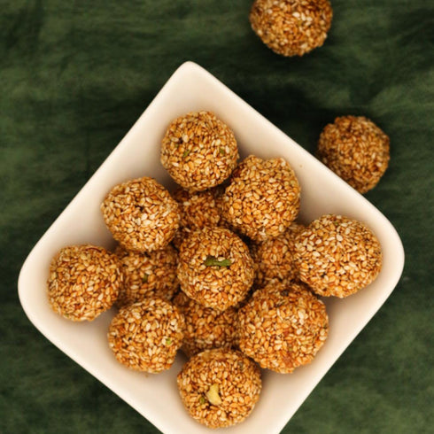 Agra Sweets Sesame Jaggery Laddo 500g